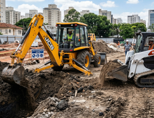 Escavação de Piscinas e Tanques
